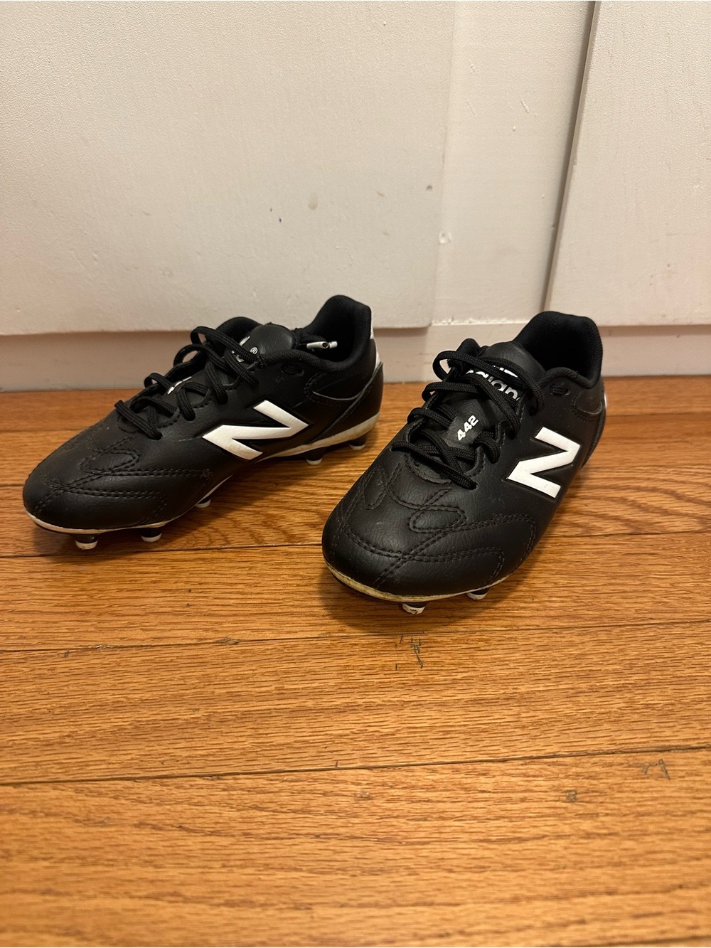 New Balance Kids' Black Soccer Cleats 12.5